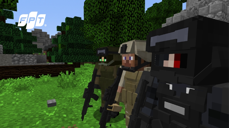 Khám phá chế độ bắn súng hấp dẫn trong Minecraft Shooter