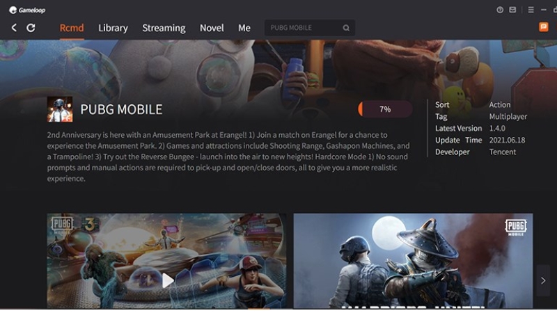 Cài đặt PUBG Mobile trên máy tính