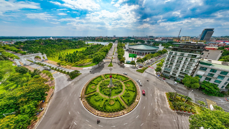 Khung cảnh Vĩnh Yên sau khi chính thức sáp nhập vào tỉnh Phú Thọ