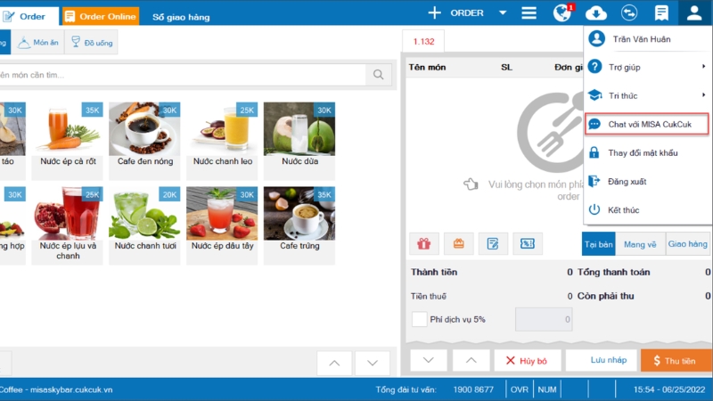 Phần mềm Misa CukCuk