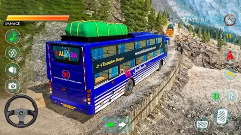 Uphill Bus Simulator 3D mô phỏng thực tế việc điều khiển một chiếc xe buýt