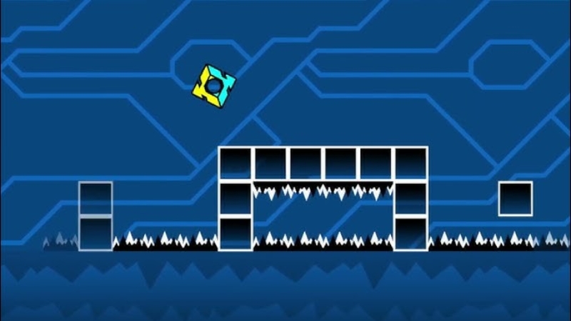 Geometry Jump có lối chơi đơn giản nhưng cực thu hút