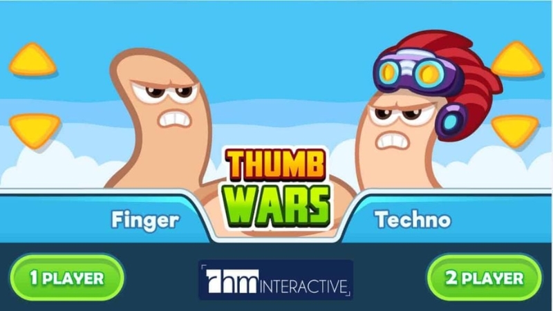 Thumb Wars là game đối kháng có gameplay dễ tiếp cận