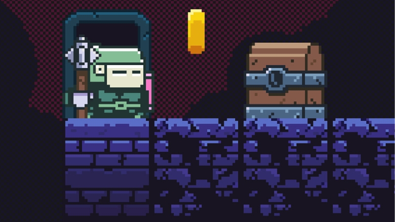 Hoppenhelm mang phong cách pixel art độc đáo