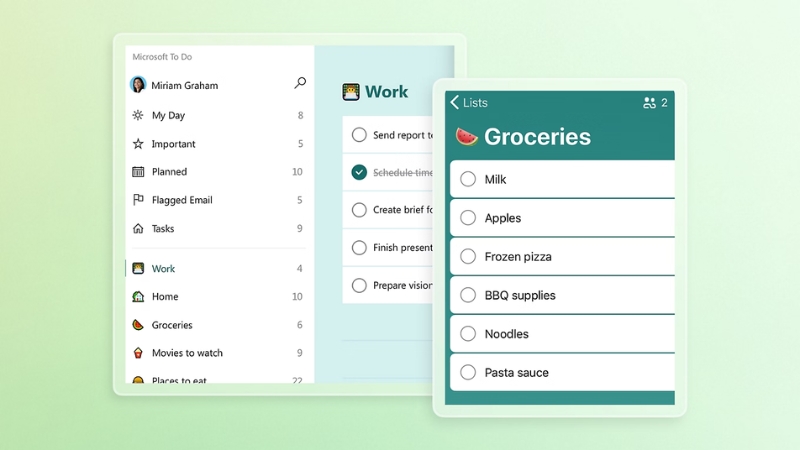 Microsoft To-Do miễn phí 100%