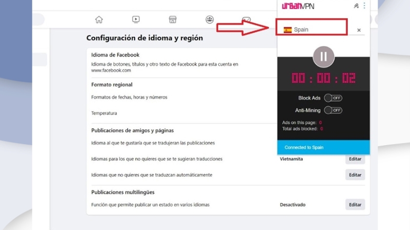 Thêm tiện ích Urban VPN Proxy trên trình duyệt