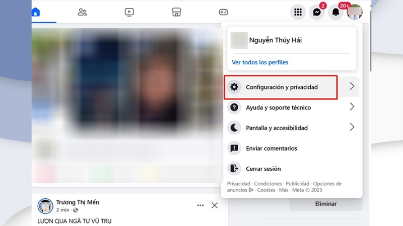 Chọn Configuracion