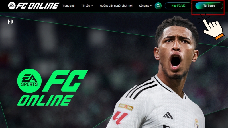 Nhấn nút tải game