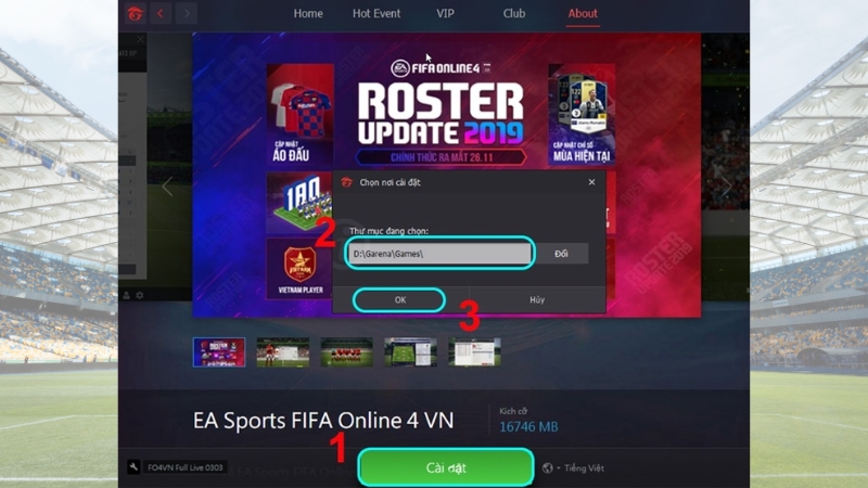 Hệ thống thực hiện tải game