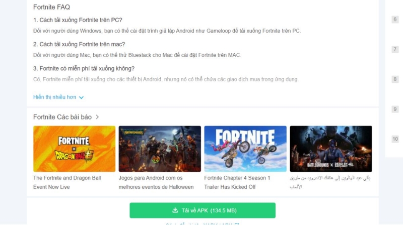 Đợi hệ thống cài đặt Fortnite