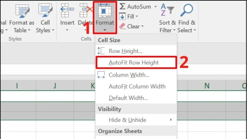 Cách giãn dòng trong Excel