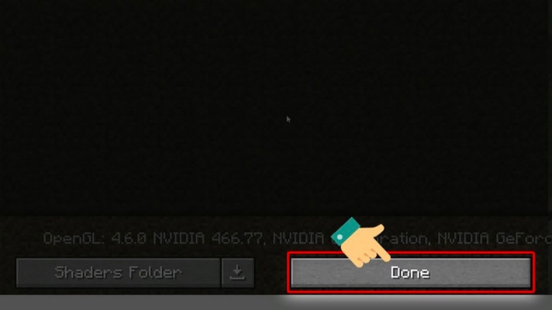 Nhấn Done để hoàn tất