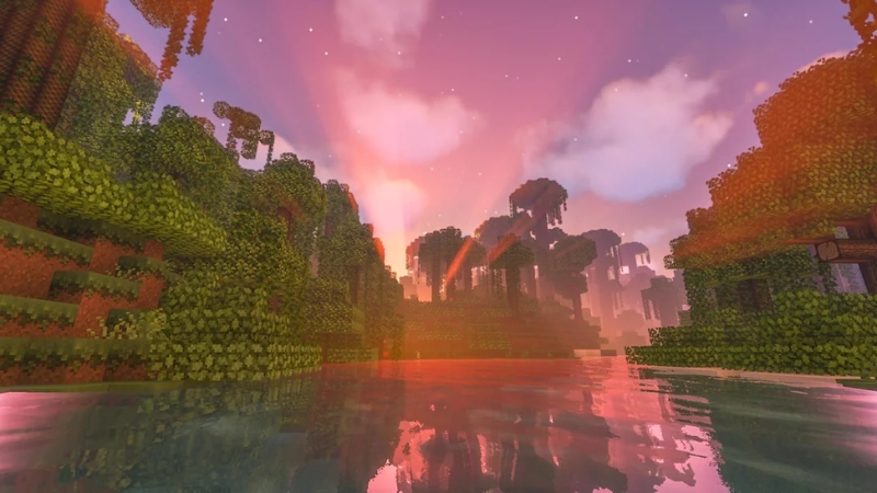 Sildur's Vibrant Shaders mang đến màu sắc rực rỡ và ánh sáng sống động