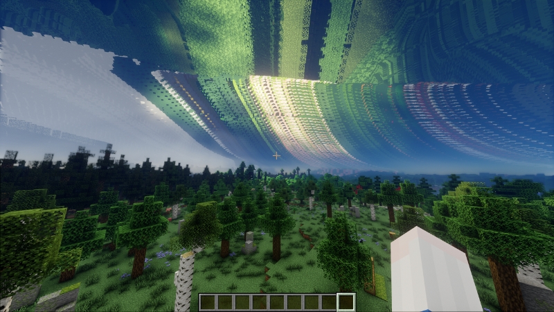 Bliss Shaders gây ấn tượng mạnh với bầu trời biến đổi và những đám mây 3D hùng vĩ