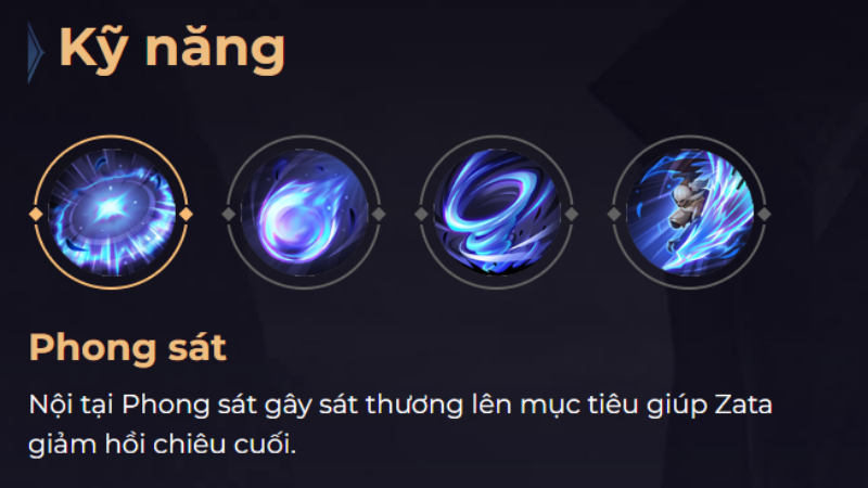 Nội tại của Zata, khởi đầu cho các pha bay cực chất