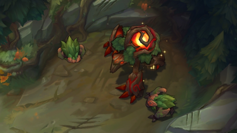 Ưu tiên cướp bùa đỏ để phá Graves early game và counter Graves jungle route