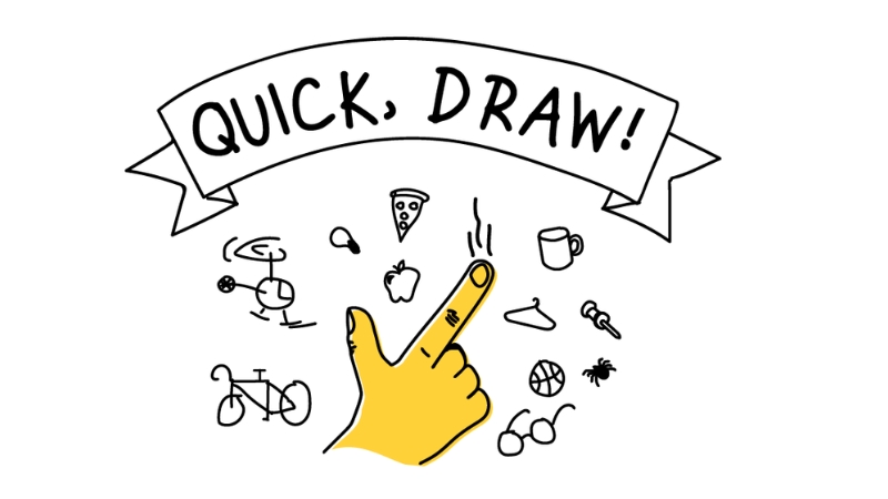 Thử thách tài năng hội họa của bạn với Quick, Draw!