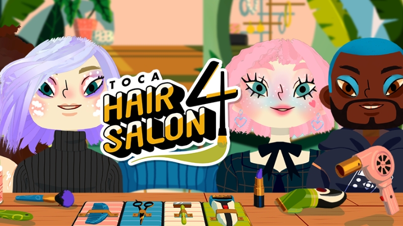 Trở thành nhà tạo mẫu tóc chuyên nghiệp trong Toca Hair Salon 4