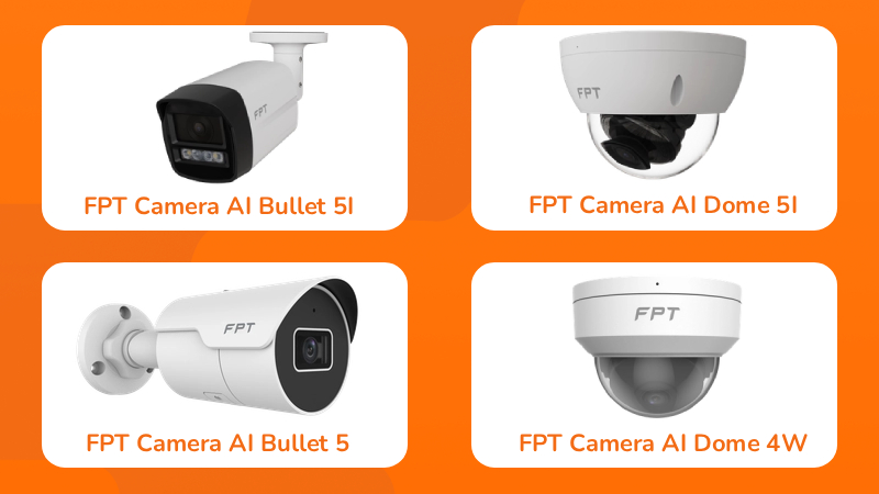 FPT cung cấp nhiều dòng camera AI hiện đại
