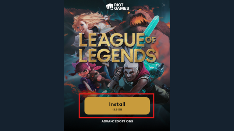 Tiến hành Install và chờ trong giây lát