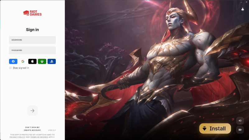 Đăng nhập và xác thực tài khoản trước khi bắt đầu chơi