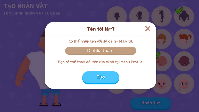 Đặt tên thật sáng tạo cho nhân vật