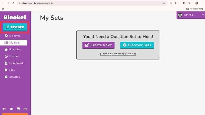 cách tạo trò chơi Blooket
