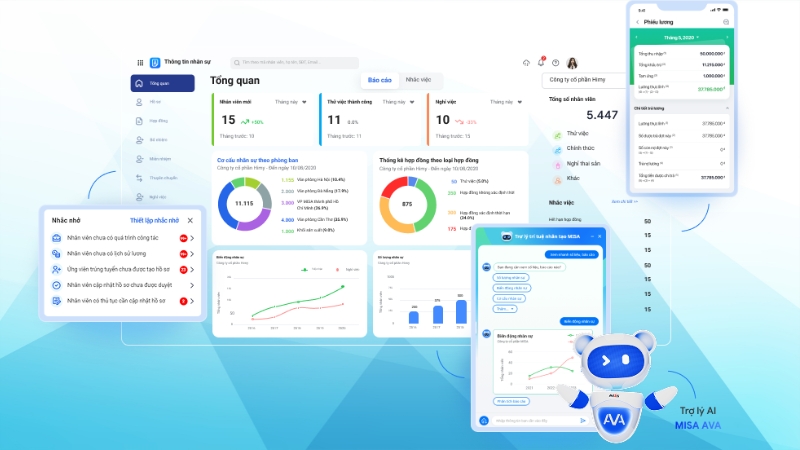 MISA AMIS HRM là phần mềm uy tín, am hiểu sâu sắc quy định lao động Việt Nam