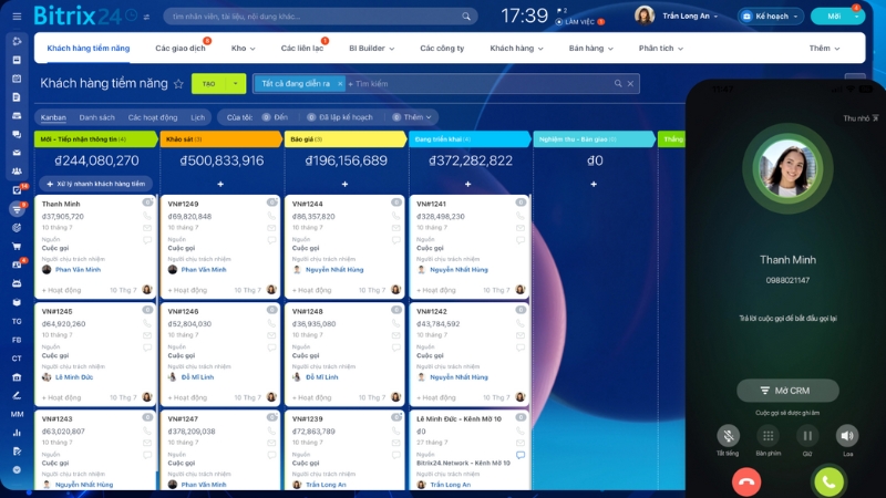 Bitrix24 là nền tảng làm việc thống nhất kết hợp quản lý nhân sự và cộng tác