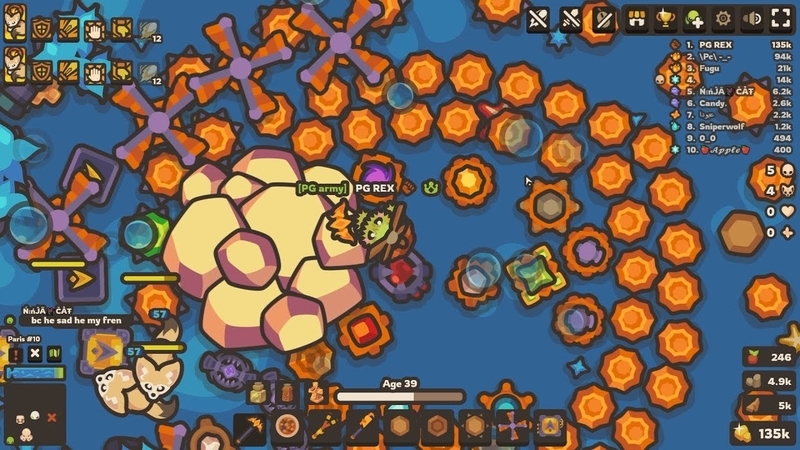 Taming.io thuộc thể loại game sinh tồn multiplayer được nhiều người yêu thích