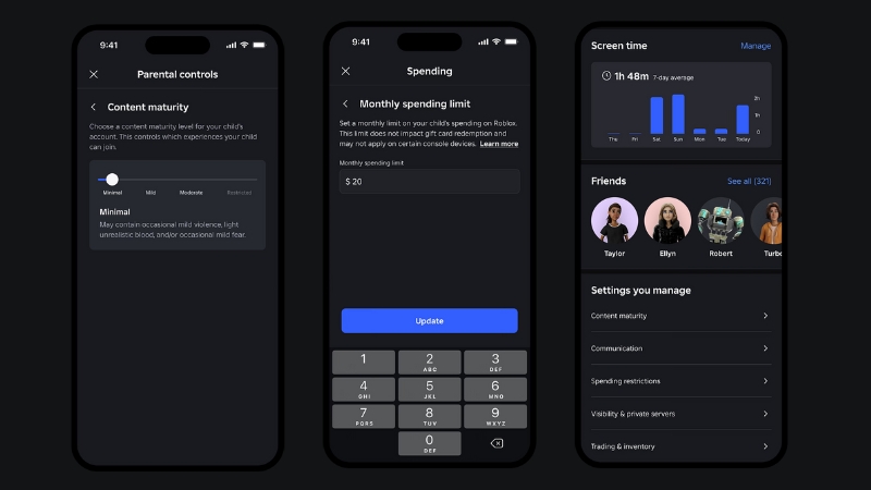Quản lý chi tiêu cùng 2 tính năng khác trong Roblox