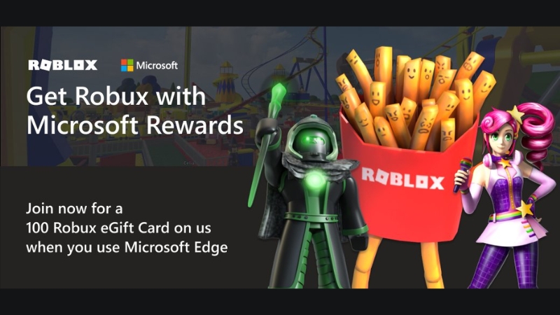Tham gia Microsoft Rewards để tích điểm đổi Robux