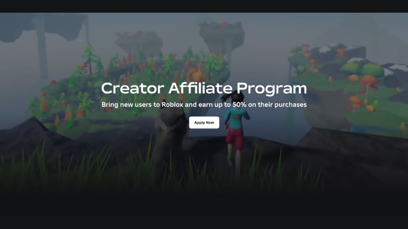 Tham gia chương trình Affiliate của Roblox