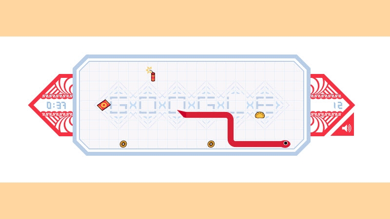 Trò rắn săn mồi kỷ niệm Tết Nguyên đán Quý Tỵ