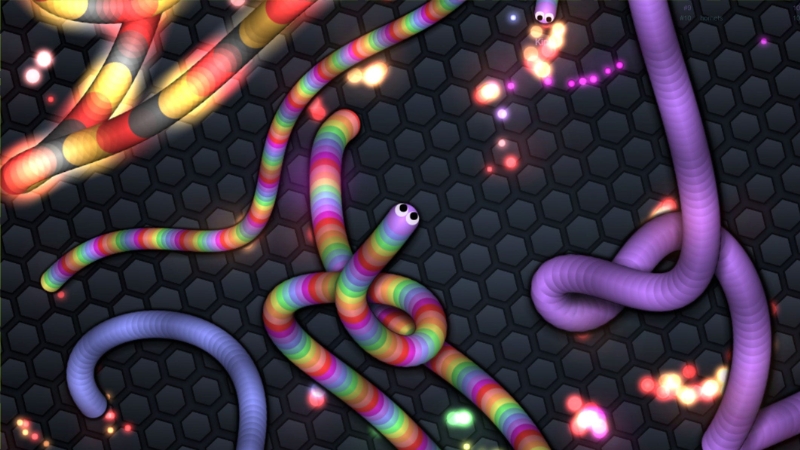 Slither.io - biến thể sáng tạo của trò chơi rắn săn mồi
