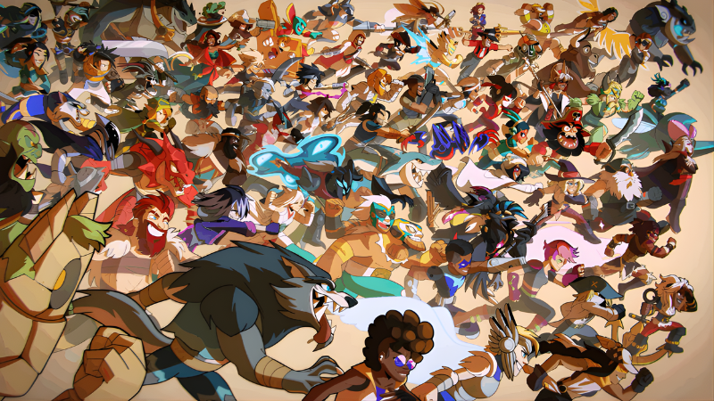 Đồ họa 2D của Brawlhalla đơn giản nhưng cực cuốn