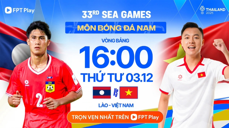 Xem trực tiếp U22 Việt Nam vs U22 Lào (Sea Games 33) ở đâu?