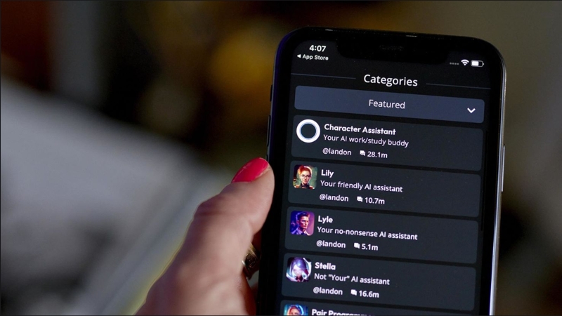 Nhiều character AI hỗ trợ đa dạng mục đích sử dụng