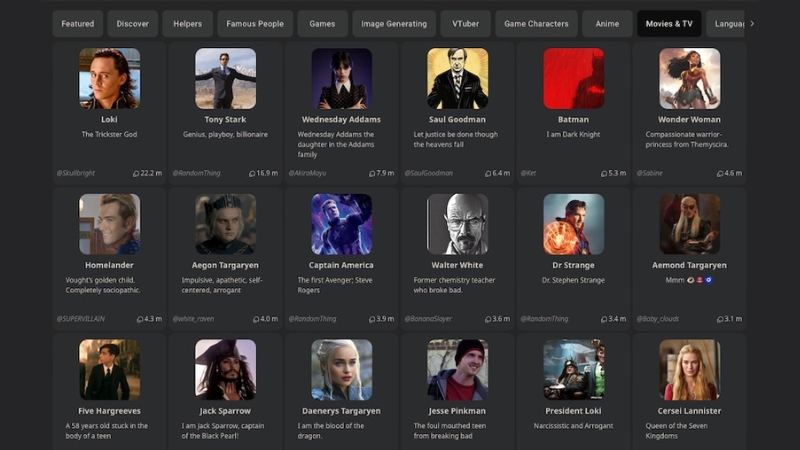 Bạn có thể tạo nhân vật không giới hạn trên character AI