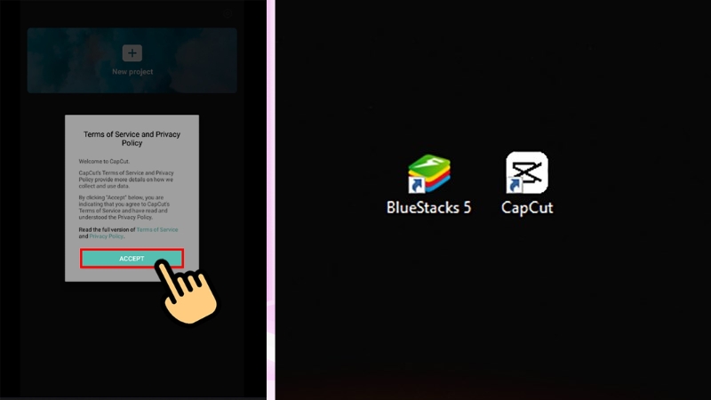 Chọn Accept để xác nhận