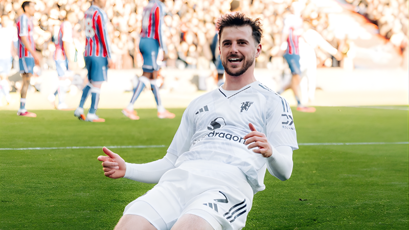 Mount dần bứt phá, tiến gần đến việc hóa giải lời nguyền “áo số 7 của MU”