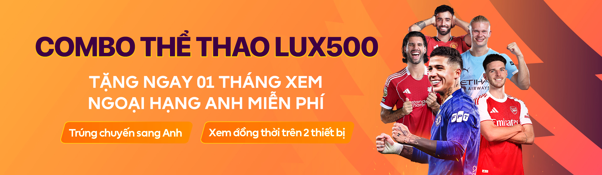 Combo thể thao Lux500