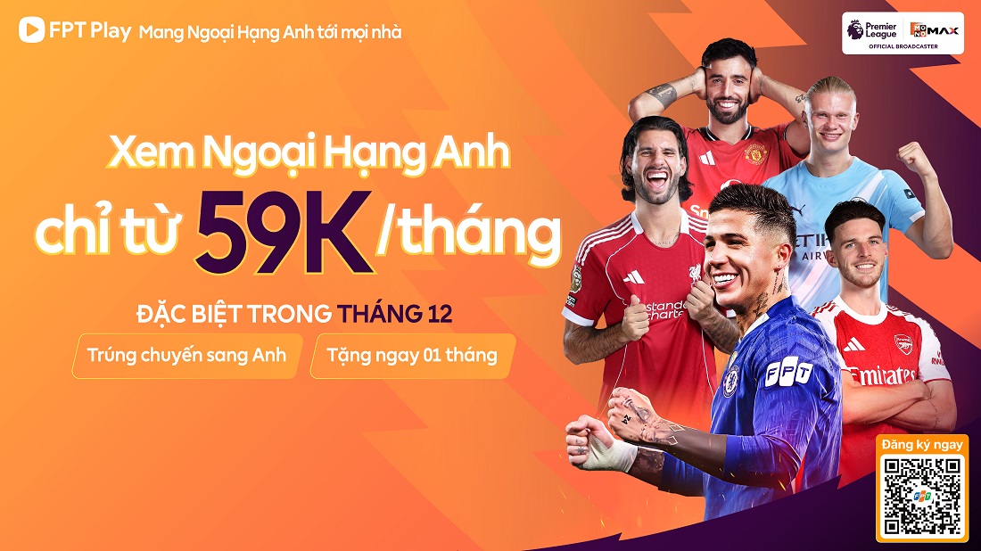 FPT ra mắt Combo mới với ưu đãi lớn và cơ hội đến Anh Quốc xem giải (Ảnh: FPT)
