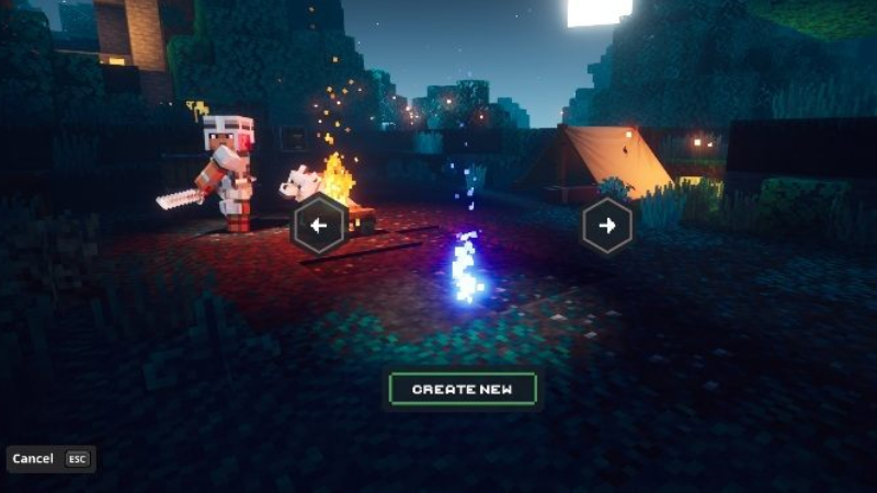 Tùy chọn tạo nhân vật Minecraft Dungeons theo sở thích