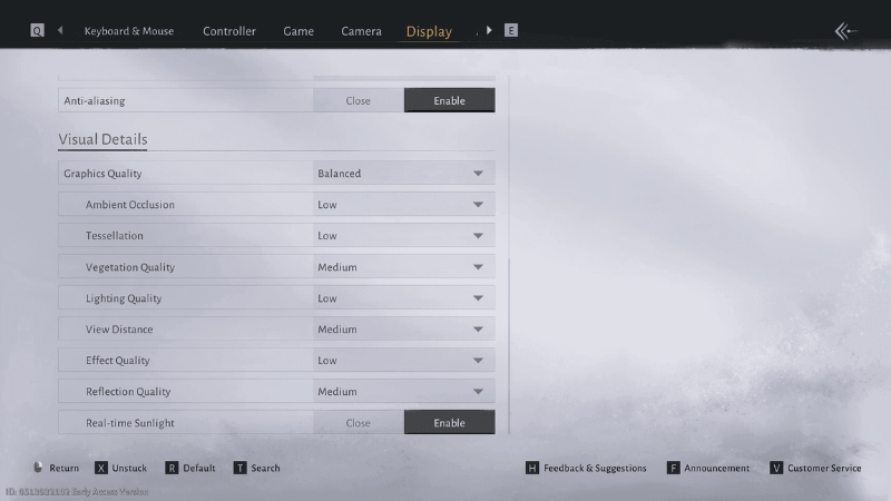 Cài đặt đồ họa tối ưu giúp cải thiện hiệu suất chiến đấu