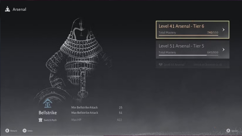 Hệ thống Arsenal biến trang bị cũ thành sức mạnh vĩnh viễn