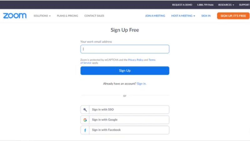 Tiến hành đăng ký bằng email ảo vừa tạo