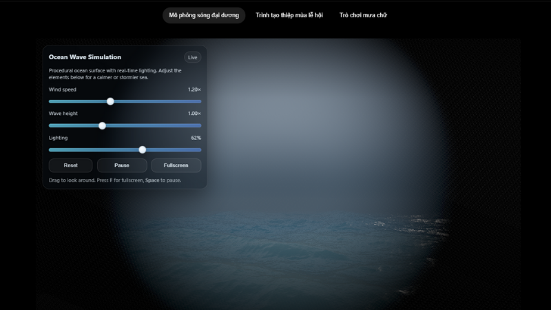 GPT-5.2 với khả năng mô phỏng đại dương cực chân thật