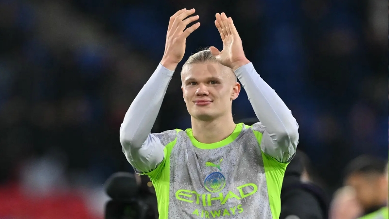 Haaland chỉ còn cách Ronaldo đúng 1 bàn thắng tại Premier League: Kỷ lục sắp bị san bằng