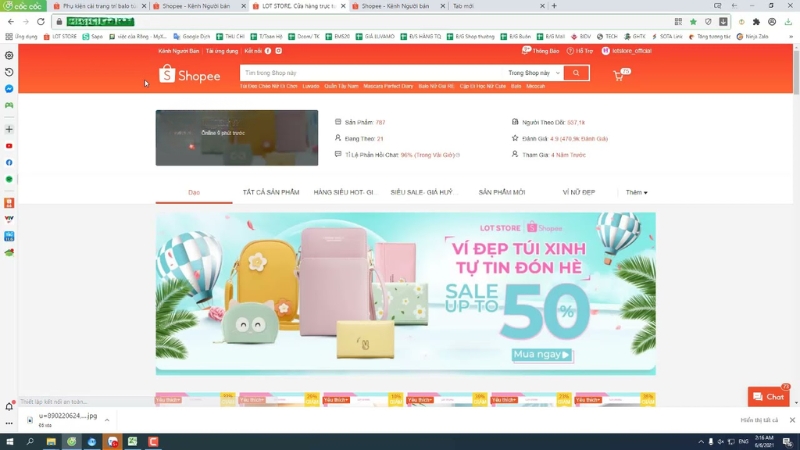 Trang trí gian hàng của bạn